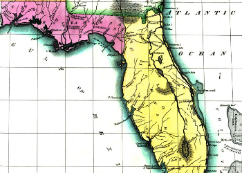 Carey Lea & Lucus Map 1822